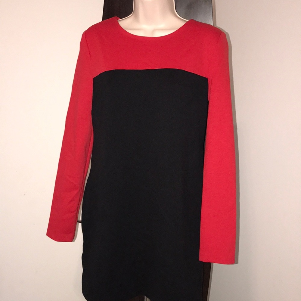 Black and red dress